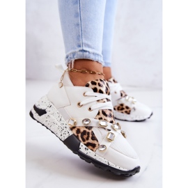 Dámské sportovní boty Lu Boo White Frency bílý 2