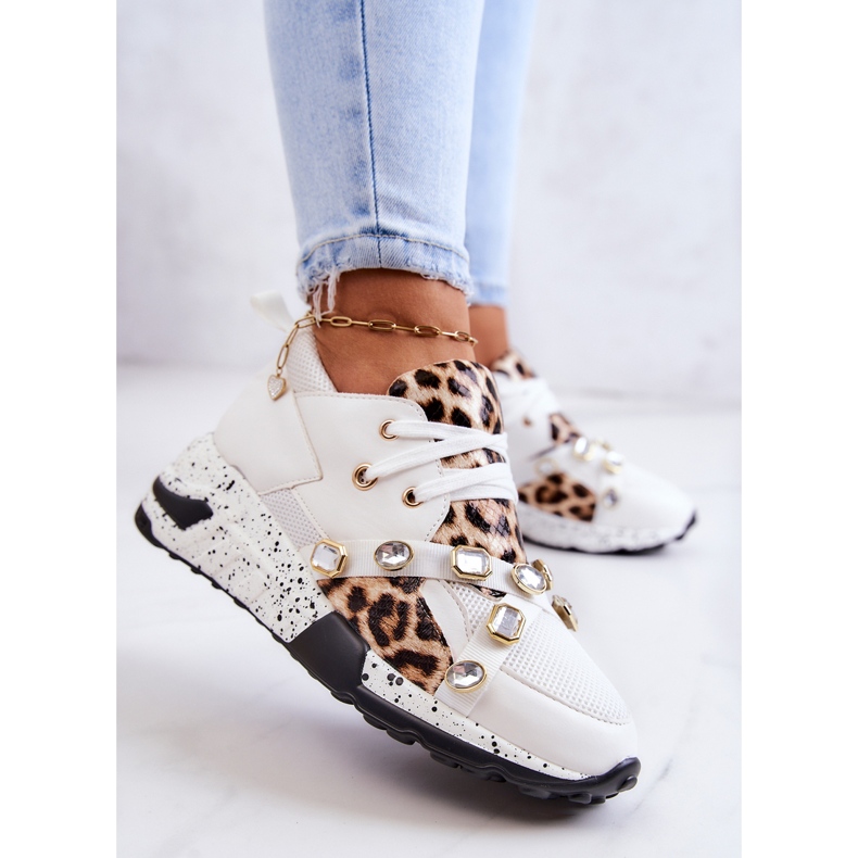 Dámské sportovní boty Lu Boo White Frency bílý 2 Dámské sportovní boty Lu Boo White Frency bílý 2