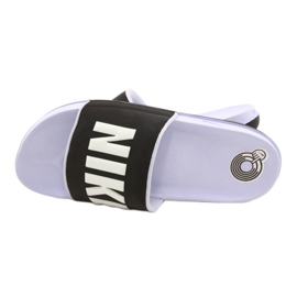 Pantofle Nike Offcourt W BQ4632 007 bílý černá fialový 4