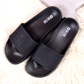 Dámské pantofle Big Star černé DD274A271 černá zlatý 2