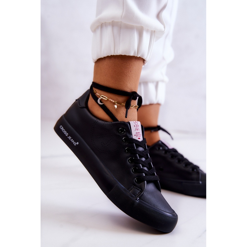 Dámské nízké tenisky Cross Jeans JJ2R4054C Black černý 2