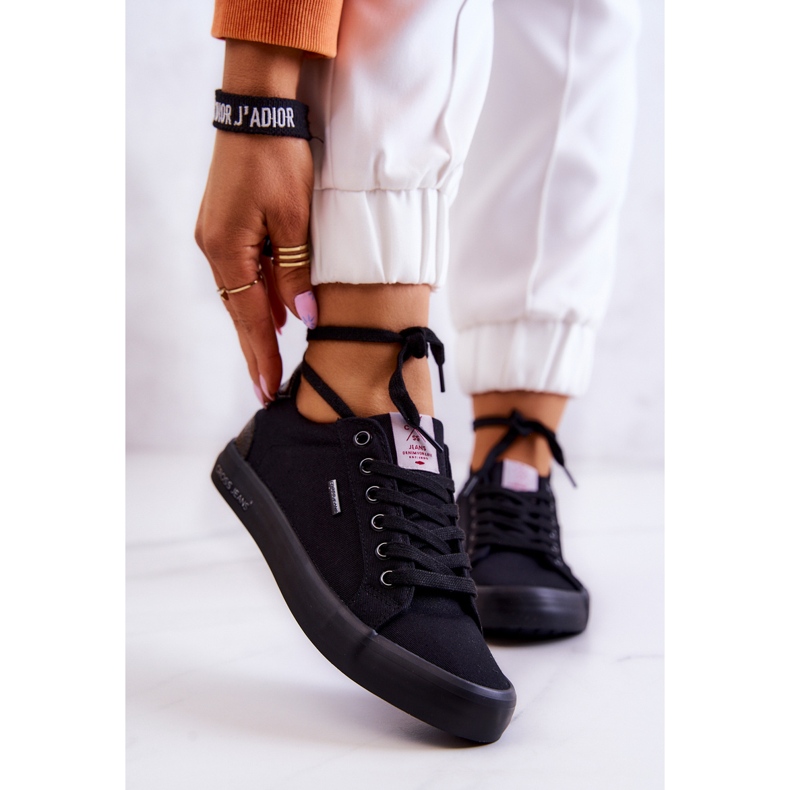 Dámské tenisky Tied Cross Jeans JJ2R4039C Black černý 1