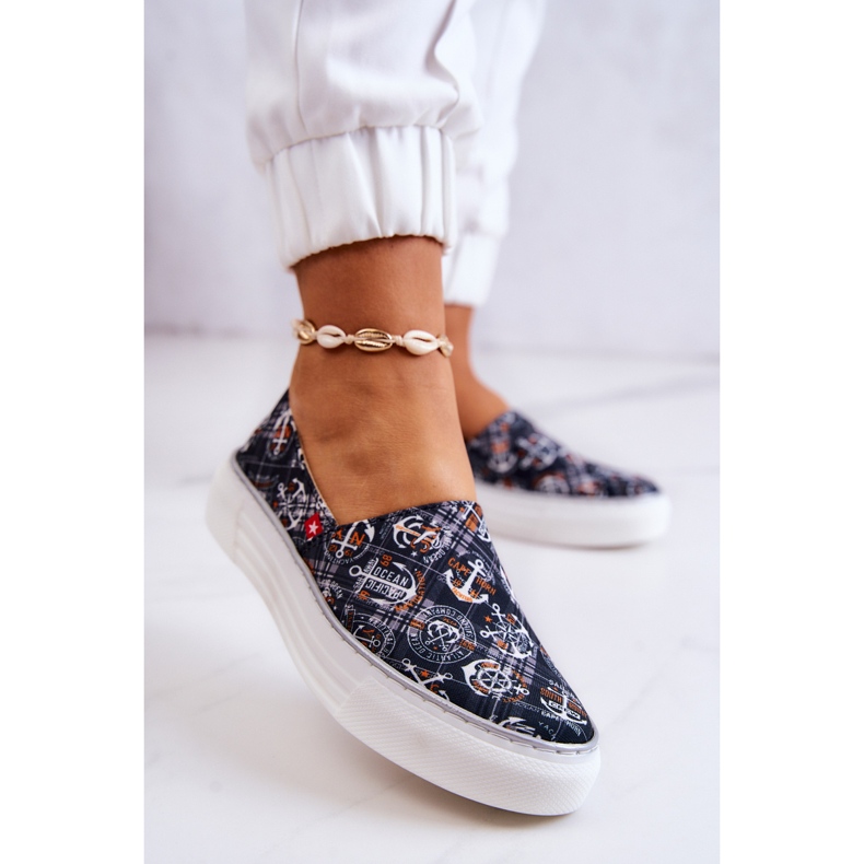 Dámské tenisky Slip On Memory Foam Big Star JJ276012 Black černá 2