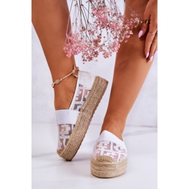 FE1 Dámské bílé nazouvací espadrilky Berkaley bílý 2