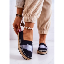 Dámské slip-on espadrilky Big Star JJ274963 černé černá 2