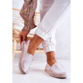 Dámské kožené nazouváky Maciejka 03512-28 Světle růžová růžový 2 Dámské kožené nazouváky Maciejka 03512-28 Světle růžová růžový 2