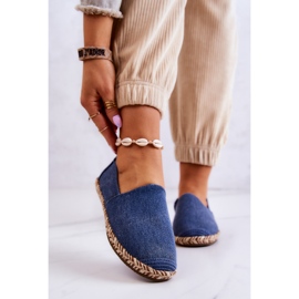 Klasické espadrilky Big Star JJ274902 Modré modrý 1