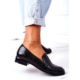 Lakované mokasíny Vinceza 21-10674 černá 3