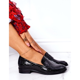 Lakované mokasíny Vinceza 21-10674 černá černý 5