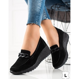 Filippo Kožené Brogues Na Platformě černá 3