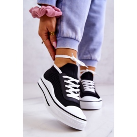 S.Barski Dámské černé tenisky Soren Socks černý 2