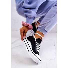 S.Barski Dámské černé tenisky Soren Socks černý 1