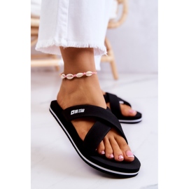 Dámské pěnové pantofle Big Star JJ274A338 Black černá 2