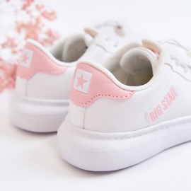 Dětské sportovní boty Big Star JJ374068 White and Pink bílý 2
