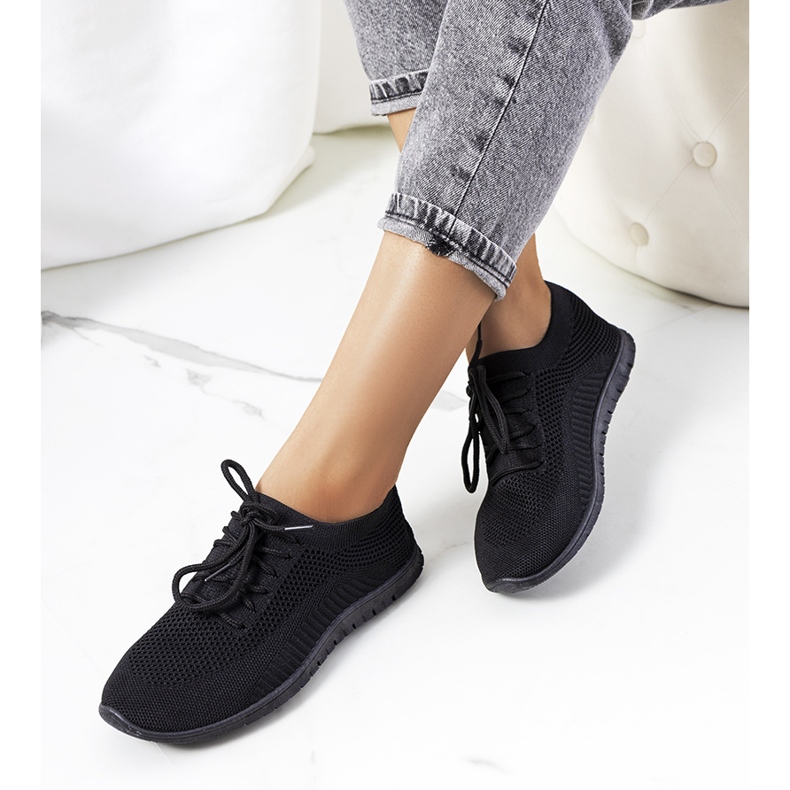 Černé tenisky Bertens černý 1