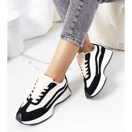 Černé dámské tenisky Hofste béžový 2