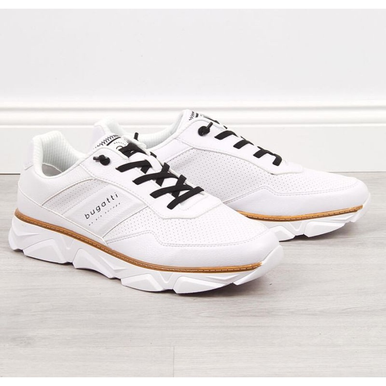 Sportovní obuv pro volný čas Bugatti M JJ153186 bílá bílý 1