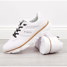 Sportovní obuv pro volný čas Bugatti M JJ153186 bílá bílý 2