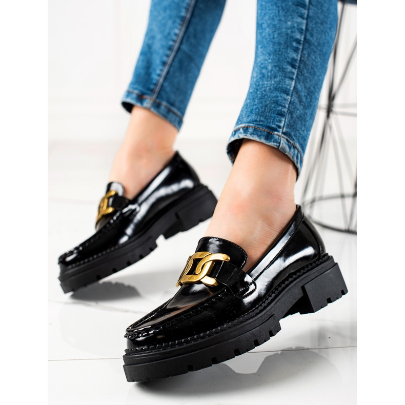 Módní mokasíny La.Fi černá 1