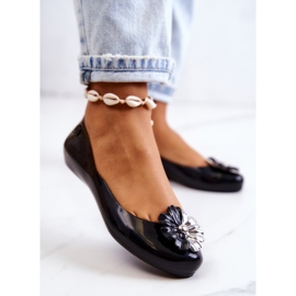 Dámské Voňavé Gumové Baleríny ZAXY JJ285048 Černé černá 2