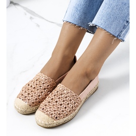 Kiomi růžové espadrilky růžový 1