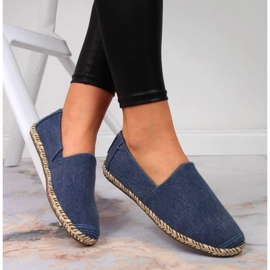 Espadrilky Big Star W JJ274902 modré námořnická modř modrý 2