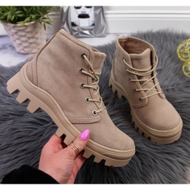 Kožené béžové tenisky Filippo W PAW325A béžový 1