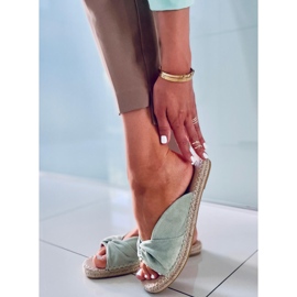 Zelené espadrilky zelená 1
