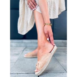 Teit Camel espadrilky hnědý 1