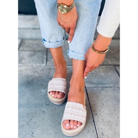 PA1 Dámské espadrilky Nour Beige béžový 1