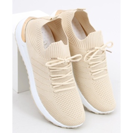 Sportovní boty Bello Beige ponožky béžový 1