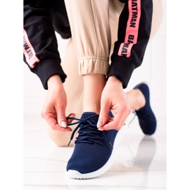 TRENDI Lehké sportovní tenisky námořnická modrá modrý 1