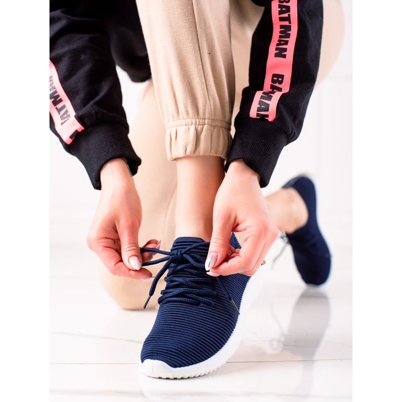 TRENDI Lehké sportovní tenisky námořnická modrá modrý 1