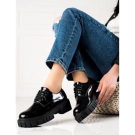 Černé boty na platformě La.Fi černý 1