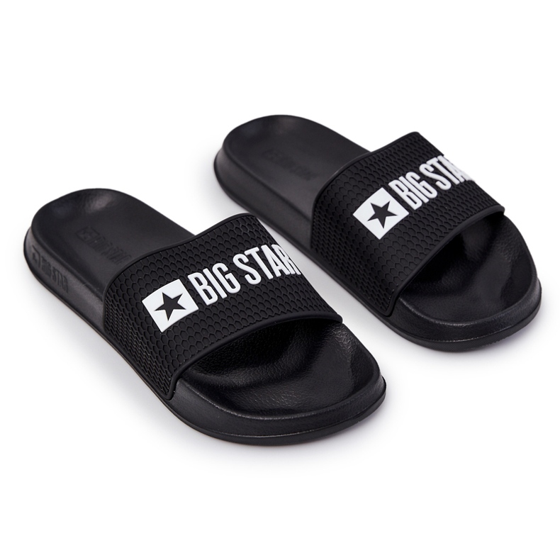 Big Star Pánské překlopení -Flips s velkou hvězdou JJ174505 Black Logo černý 2