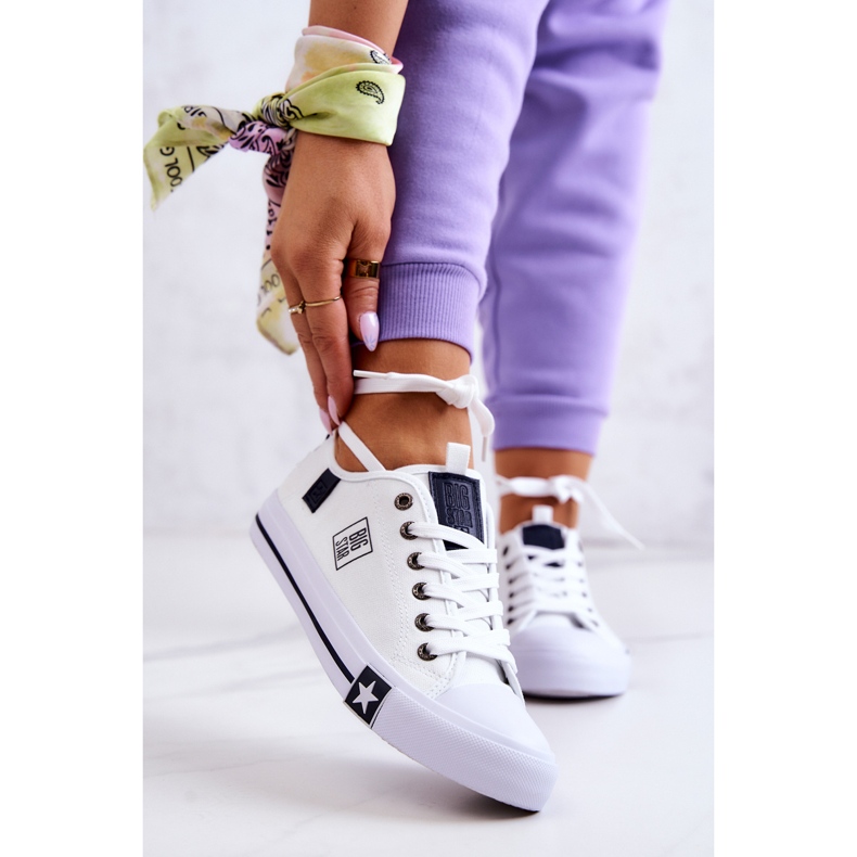 Klasické nízké tenisky Big Star JJ274255 Bílé bílý 1