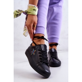 Kožené tenisky Star Big Star JJ274243 Black černá 1