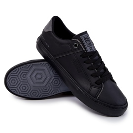 Kožené pánské tenisky Big Star JJ174108 Black černý 2