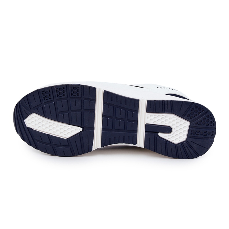 Pánská sportovní obuv Sneakers Big Star JJ174399 White and Navy blue bílý námořnická modř 2