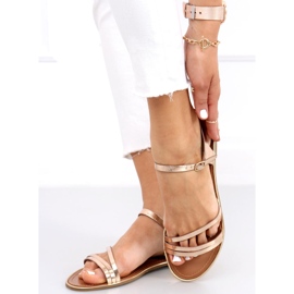 Dámské sandály Dana Champagne růžový 1