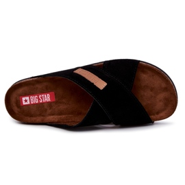Pánské pohodlné pantofle Big Star JJ176005 Black černý 1
