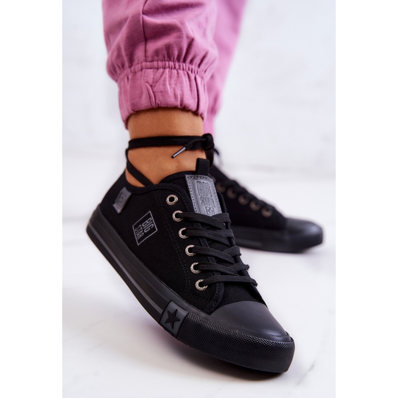 Klasické nízké tenisky Big Star JJ274257 Black černá 2