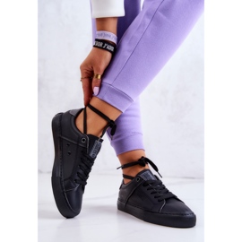 Kožené tenisky Big Star JJ274214 Black černý 2