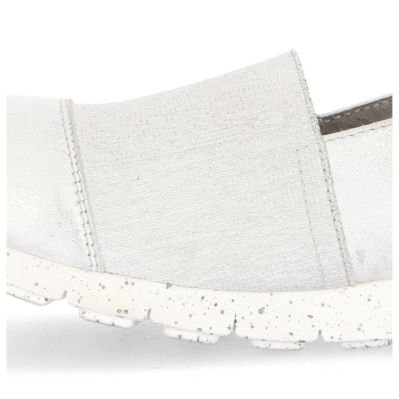 Filippo 02962-11 Stříbrné mokasíny stříbrný 1