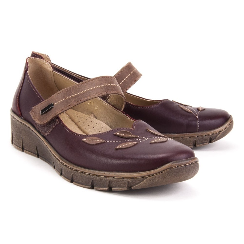 Boty Filippo 341 C. Cherry červené 2