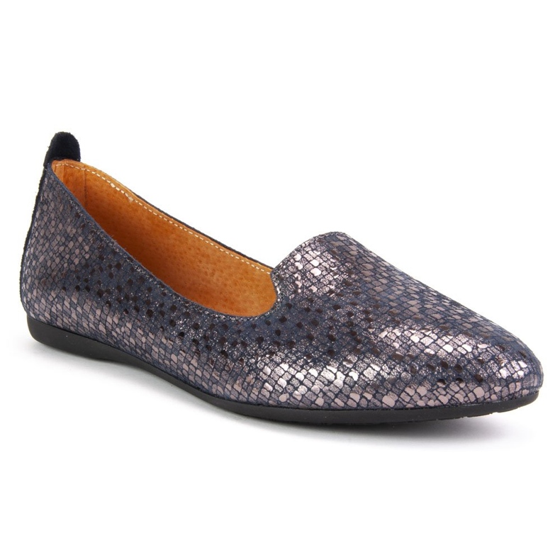Lordsy Ballerina Filippo H30-324 námořnická modř stříbro 1