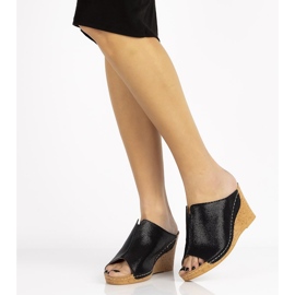 Filippo DK786 / 19 Bk Černé pantofle černá 1