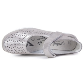 Stříbrné boty Filippo DP640 / 19 Si stříbrný 2