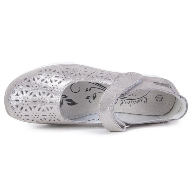 Stříbrné boty Filippo DP640 / 19 Si stříbro 2