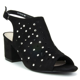 Filippo DS770 / 19 Bk Černé sandály černý 1